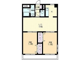 Ｓテイト新山口の物件間取画像